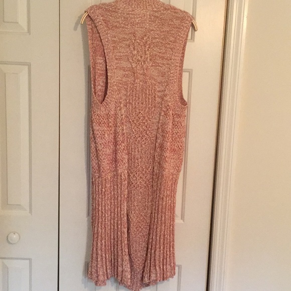 Cotton open front long vest size medium - Picture 4 of 8